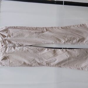 Mens  1970s Rare Bell Bottom Corduroy Pants. Western Disco Beige Flare Pants